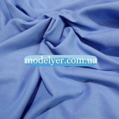 Ткань Лен (голубой)